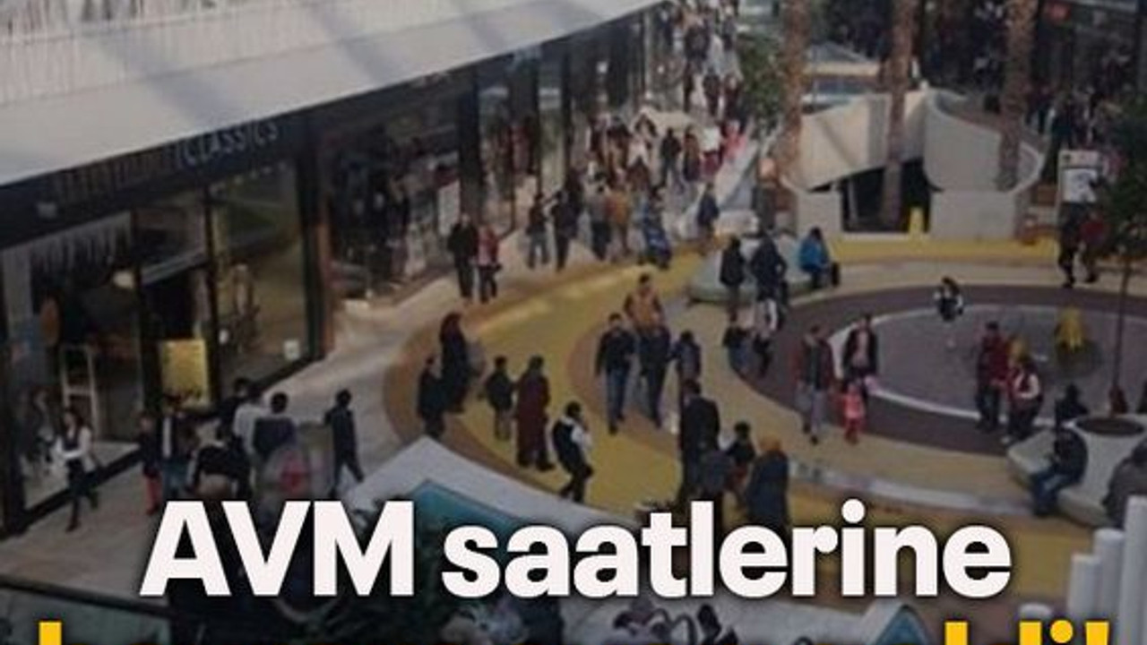 AVM saatlerine bayram ayarı geldi!